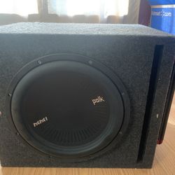 12in. Sub in Ported Box With 1300W Amp.