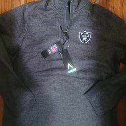 Brand New Men's Raiders 1/4 Zip 