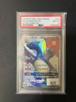 PSA 8 Charizard GX Ultra Shiny Japanese Pokemon Card