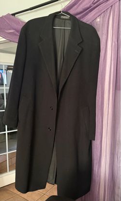 Men’s wool winter overcoat