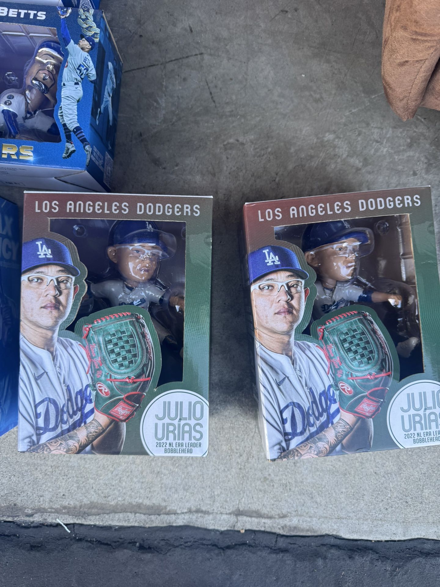 Dodgers Bobble Heads New In Box