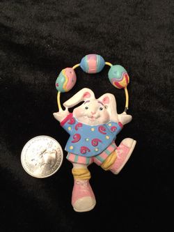 Vintage Bunny Rabbit Pin