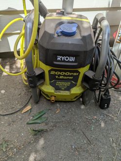 RYOBI 2000 PSI 1.2 GPM Electric Pressure Washer
