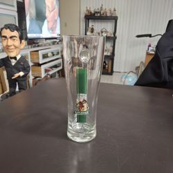 Vintage Germany Kulmbacher Kapuziner Tall Beer Glass Stein 0.5L With Handle, Made By Sahm 