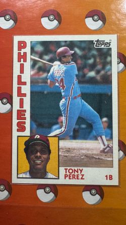 PHILLIES TONY PEREZ 1984 TOPPS #385