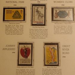 This Is For 11 Sheets Of Stamps  1966 To 1980  United States commemorative postage stamps. 
