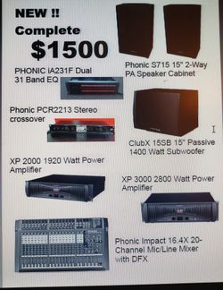 Musician ...DJ's or Fun complete System