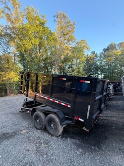 🔥💪🏻Panther Cargo 7x14 Dump Trailer — BRAND GPS TRACKED🔒