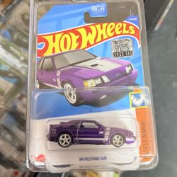 Hot Wheel Super Treasure Hunt 84 Mustang SVD Factory Sealed 