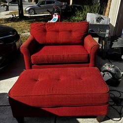 La-Z-Boy Loveseat & Ottoman Set