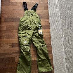 North Face Insulated Womens Bibs Size Small 