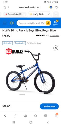 Huffy 20in Rock It Boys Bike