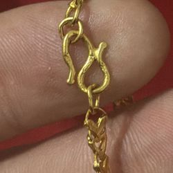 24kgold bracelet