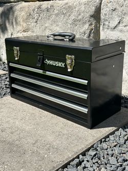 Husky 20” 3-Drawer Tool Box with Metal Latch Closure - Great Condition!