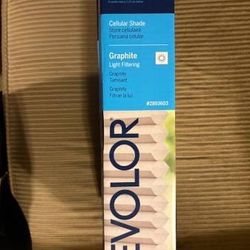Levolor 72 x 72 Graphite Cordless Cellular Shade #(contact info removed) *New