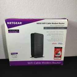 NETGEAR N600 WIFI  CABLE MODEM ROUTER