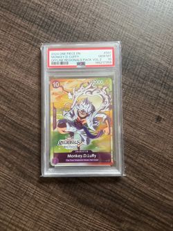 2024 One Piece EN Monkey D. Luffy #041 Offline Regionals Pack Vol.2 PSA 10 Gem Mint