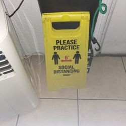 Social Distance Sign