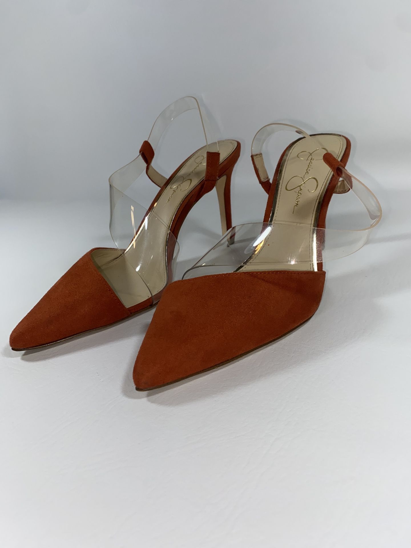 Jessica Simpson 8.5 Coral Suede 3” Heels