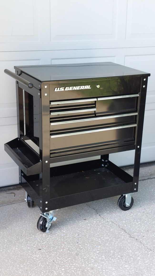 30in 5-drawer tool cart