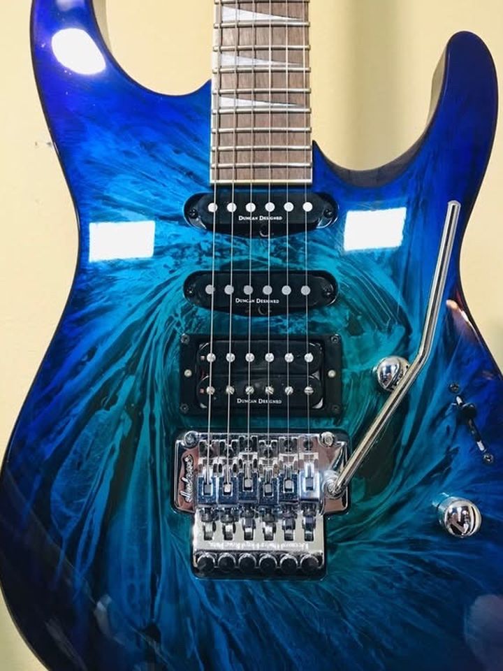 Jackson Dinky Pro Series Electric Guitar Eerie Dess Rare Japan With Hardshell Case