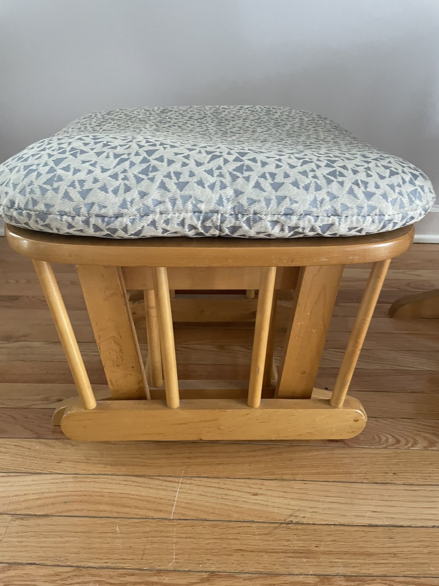 Vintage Glide-R-Motion By Dutailier Rocker/Glider And Ottoman for