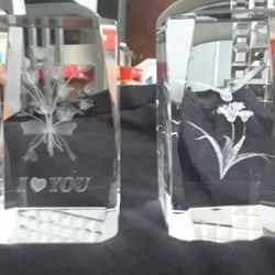 Crystal Laser Cut Paper Weight