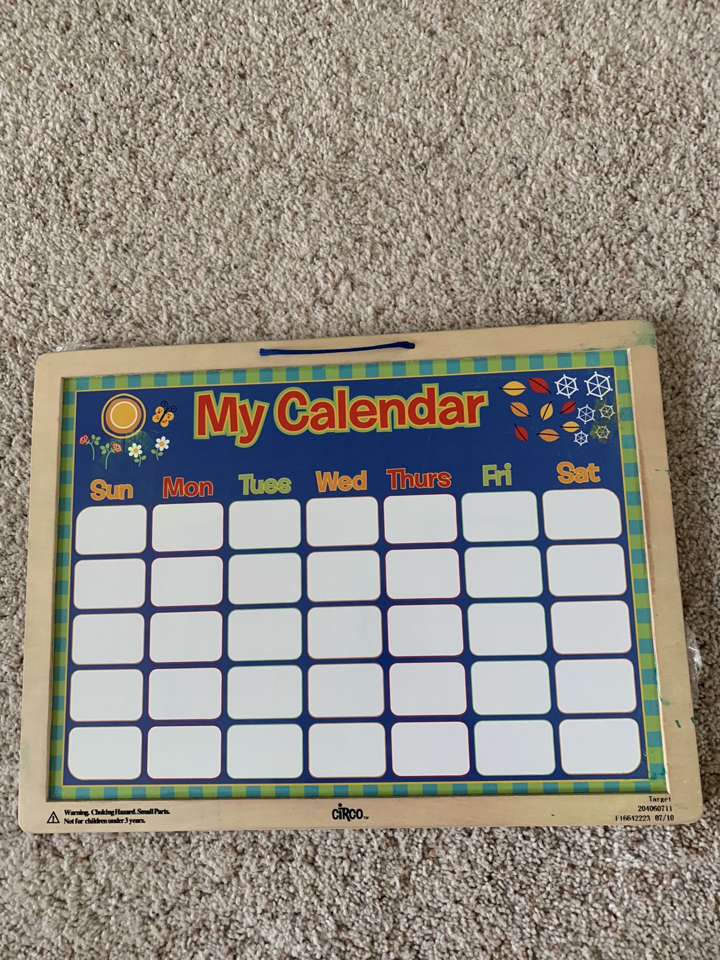 Double Sided Magnetic Calendar