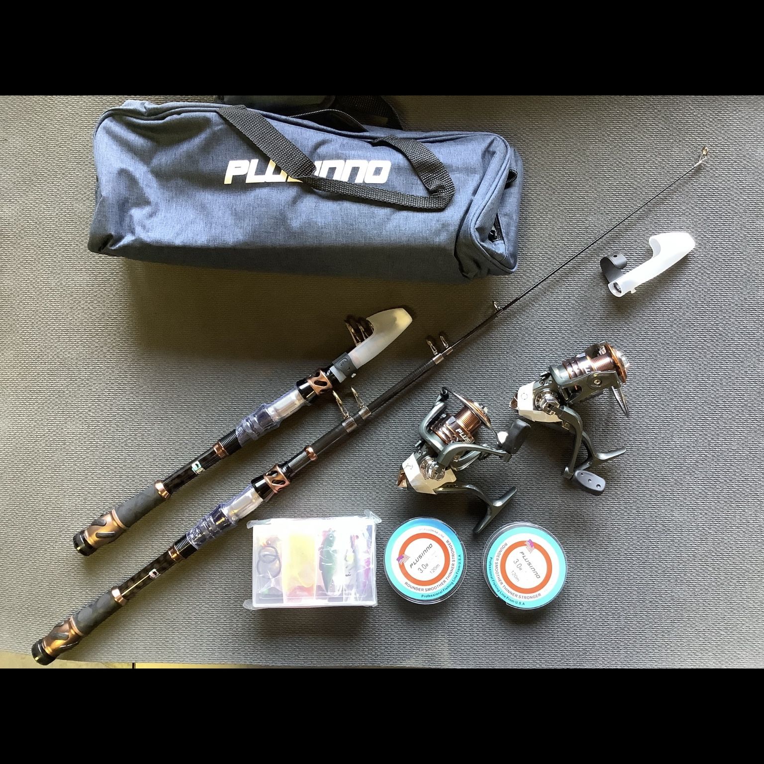 2 X 6.8 Feet Expandable Fishing Pole With Reel