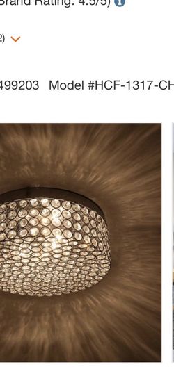 Flush Mount Crystsl chandelier