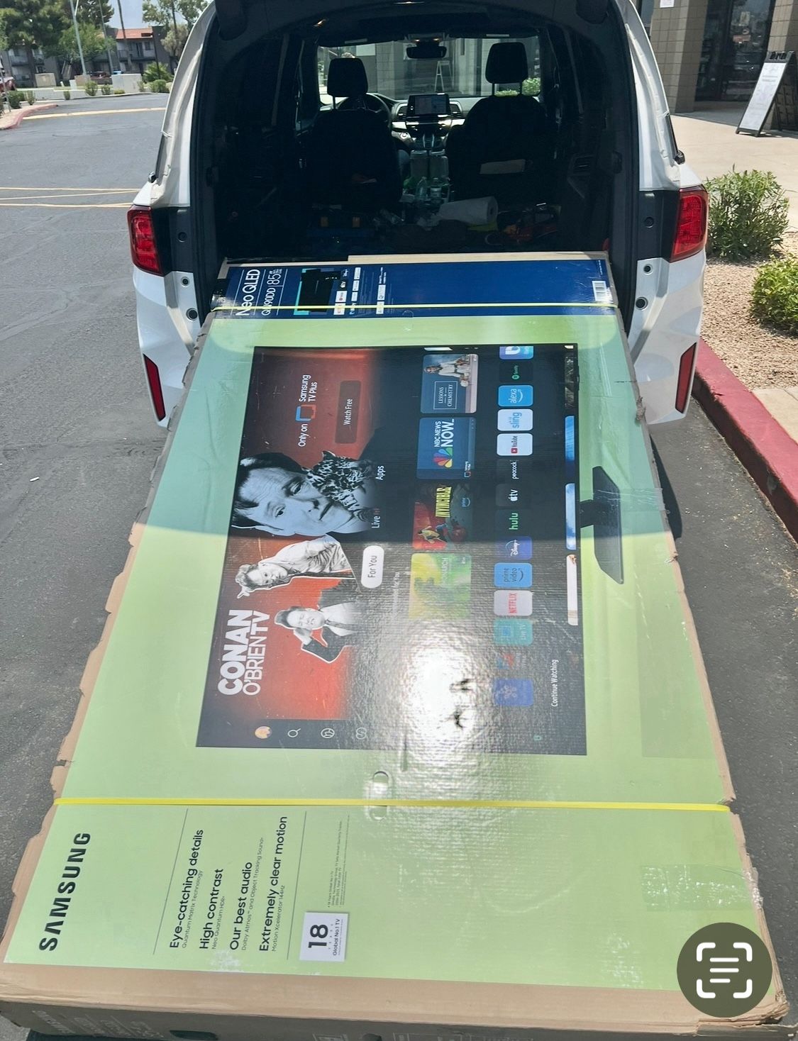 85 Samsung QN 90 smart 4K HDTV $55 down on financing free delivery six month warranty