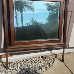 Dresser Mirror Real Wood
