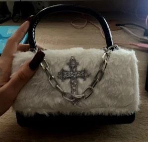 Faux fur wallet Brand new with tag