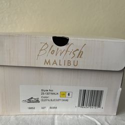 Brand New Pair Of Blowfish Malibu Dress Sneakers Color IsCelestial blue dusty canvas size 6