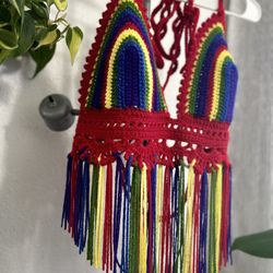 Crop Top Bralette (handmade Crochet) 