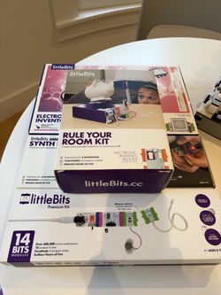 littleBits Kit Bundle: Korg Synth Kit, Premium Kit, Electronic Music Inventor Kit + Extras