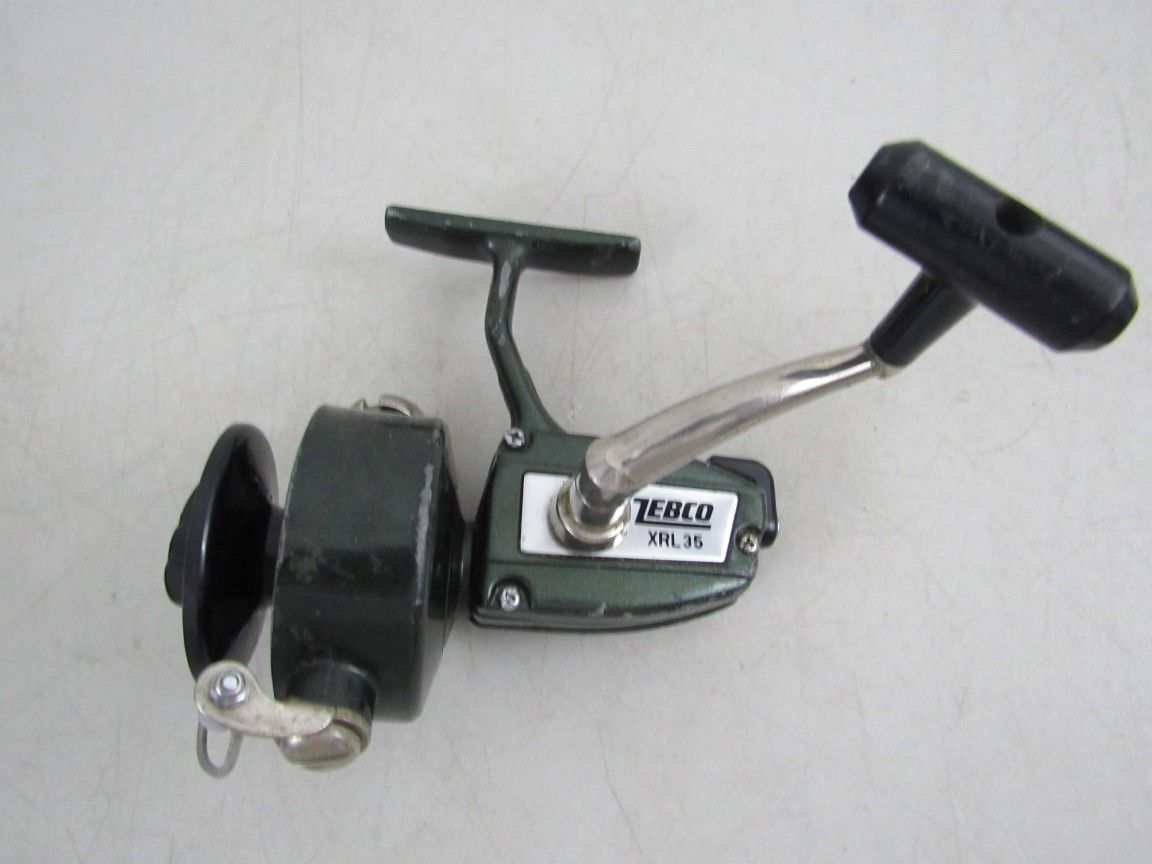 Vintage Zebco XRL 35 Spin Cast Fishing Reel-Working