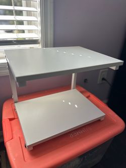 Printer 2- tier shelf organizer