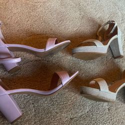 Women’s high chunky heel with ankle strap