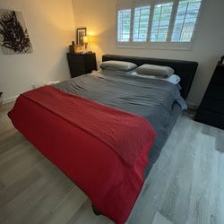 CAL KING BED & BED FRAME