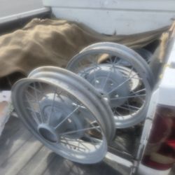 Ford Model A Wire Wheels $200.00 Set All Four For $200.00 Please Don't Submit A Lower Offer . If You Want To Buy The Wheels Just Call Onesevenonefourt