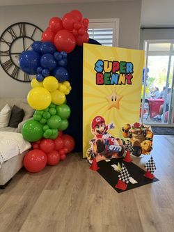 Mario Kart Birthday Decor