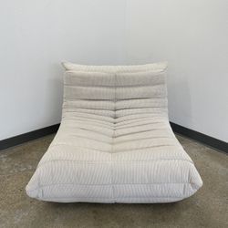 Edith Design Brand New Louvre TOGO Style  Corduroy Sofa Single Seater