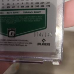 Arron Judge Numbered Optic Card