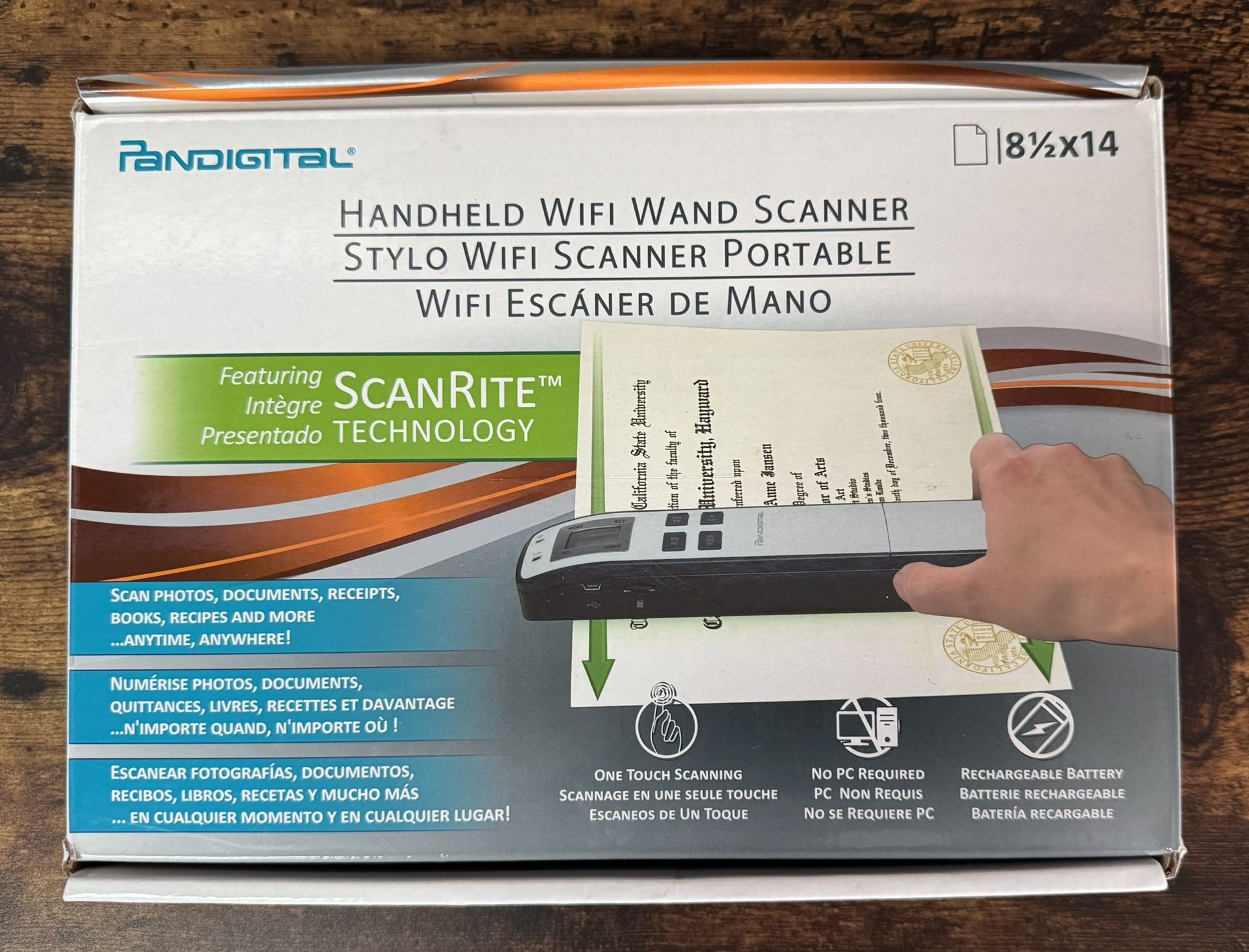 NEW in BOX Pandigital Handheld Wand Scanner just $10