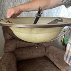 Chain Plug In Light Works Well .$50.00 Or Best Offer 