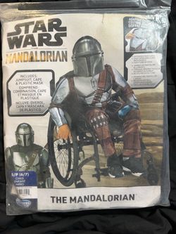 Star Wars Mandalorian Kids Adaptive Costume S/P (6/7) Jazwares