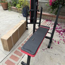 Weight Bench Press With Rack 