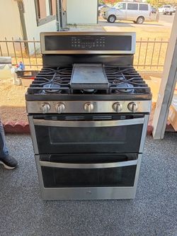GE Profile Double Oven Gas Stove