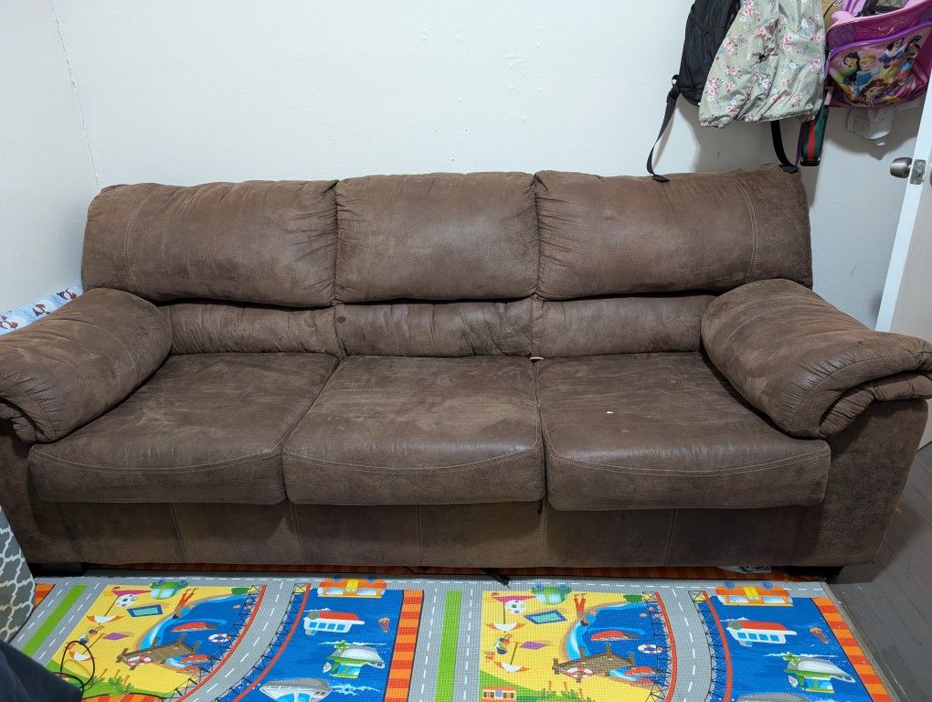 Brown Pull Out Couch